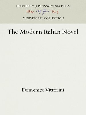 cover image of The Modern Italian Novel
